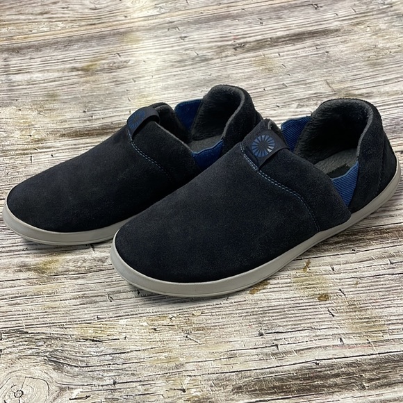 UGG Suede Loafers blue slip on - Picture 4 of 8